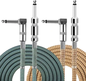 90 Degree CABLETOLINK Guitar Cable 10ft Electric Instrument Bass AMP Cord for Electric
