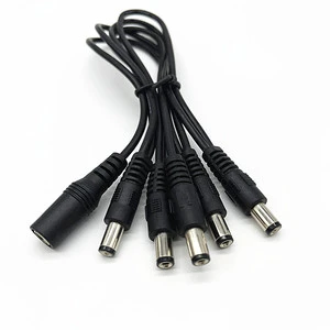 9V 1A 12V DC5521 Female to 3/4/5/6/7/8/9Male sound effect power cord, guitar cable topology line