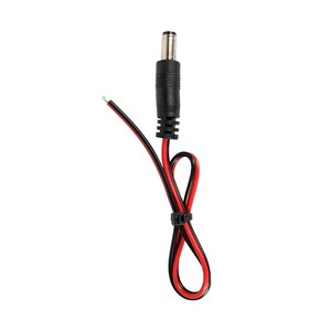 DC5521 5.5*2.1mm Red-Black Parallel Wire, Male Connector 0.3M ,18AWG for Electronic Scale