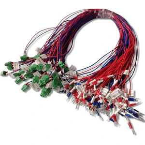 Wholesale OEM 24V Copper Wiring Harness Industrial & Auto Cable Assembly with Rubber Terminal for Power Supply