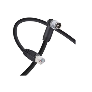 RJ-45-To-M12-8P X-Coded Male Right Angle Type Industrial Camera Cable For Industrial Environments Secure Connection