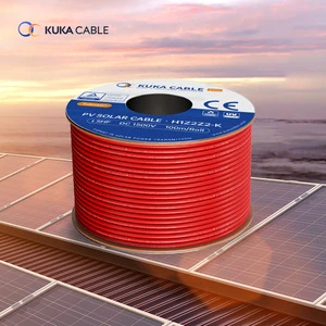 High Temperature Solar Cable -40~90℃ 6mm2 10mm2 TUV CE 1500V XLPE Insulated for Industrial Solar Energy System