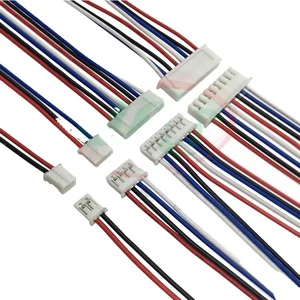 Custom Industrial Wire Harness for New Energy Vehicles JST PH2.0 Connector Rubber Flexible Copper Conductor 600V Rated JFS