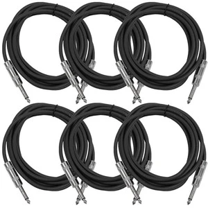 6.35mm TRS Cable 1/4 Inch Male Audio Jack Plug Guitar Cable