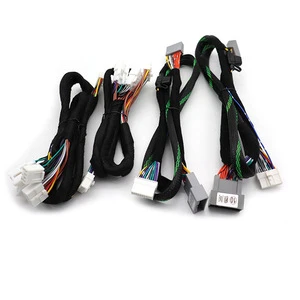 Car Amplifier DSP Navigation Power Audio Lossless Harness Cable with PVC Insulation Pure Copper Conductor Customizable Length