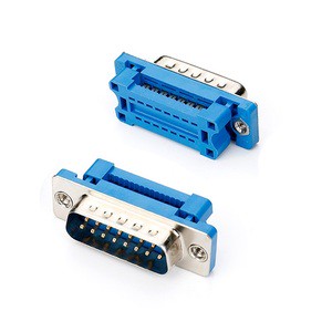 DB15 D-SUB 15Pin Male IDC Type Connector Brass Contact for Flat Ribbon Cable Assembly
