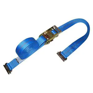 Easylifting YLE-008 Heavy Duty 2 Inch 5000kg Breaking Strength Polyester E-Track Ratchet Tie Down Straps For Truck Cargo Control