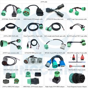 Premium Custom J1939 OBD Cable Assemblies PVC Rubber Insulation Connector Harness For Automotive Industrial Applications