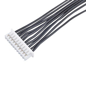 Custom Length 1.25 Pitch 10 Pin Pluggable Terminal Blocks Wire Harness Assembly 125V AC/DC 1A
