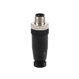 M5 M8 M12 M16 M23 Panel Mount Assembly 4 Pin X-code Circular Waterproof Wire Connector Cable M12 5 Pin Connector