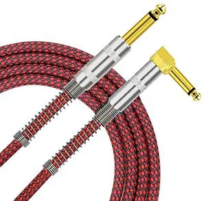Professional Quality Electric Guitar Cord Factory Price Audio Braid Wire Noise Reduction Guitar Electricity Guitar Cable