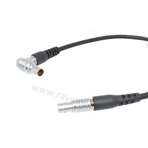3pin Connector 90 Degree Adaptor Connector With Cable Assembly Rs232 D-tap Usb Rg58 Rg59