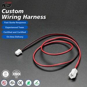 Custom Jst Ph Xh Connector Wire Harness Cable Assembly Electronic Wiring 0.8 To 2.54Mm Pitch 1 To 40 Pin Molex Dupont Sur