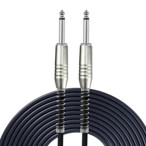 Music Instrument 3ft 10ft 15ft 20ft 25ft 3m 4.5m 6m Drum Bass Guitar Cable 6.3mm Electric Cable Guitar