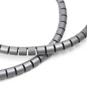 10mm Easy Install Spiral Cable Wrap Wire Protector Spiral Wrapping Insulation Sleeving