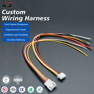 Molex Gh Zh Connector Wire Harness Cable Assembly Custom Electronic Wiring 0.8-2.54Mm Pitch 1-40Pin Jst Ph Xh Sh Dupont Sur