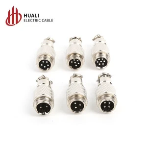 Aviation Plug & Socket Connector GX12 - 2/3/4/5/6 Pin Cable Connector