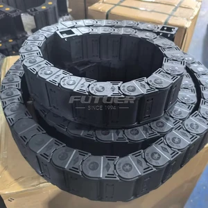 High Quality 20*57 Fully Enclosed Protective Cable Carrier Conveyor Wire Harness Linear Guide Nylon Drag Chain