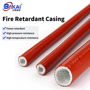 BAKAI Fireproof Flame Retardant Insulation Fiberglass Jacketed Cable High Temperature Resistant Wire Harness Cutting Service