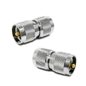 Factory Supply UHF PL259 Male to UHF PL-259 Walkie Talkie Radio CB Antenna RF Coax Coaxial Adapter Adaptor Converter Connector