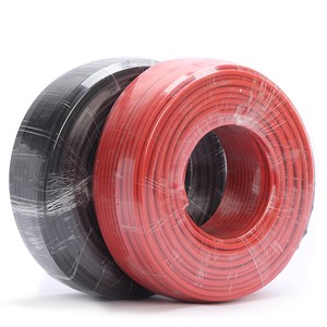 Solar Photovoltaic DC Cable 6 Mm2 Pv1-f 2pfg 1169 AC: 0.6/1kv DC: 1.8kv Double Insulated Sheathed 84 Tinned Copper Wire Photovol