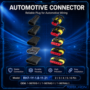 Amp Tyco Auto Connector 2/3/4/5/6Pin 1.8series Male&Female Waterproof Wire Harness Electric Terminal Manufactory