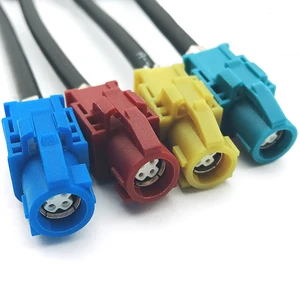 Dacar535 4-Core HSD Female Cable Mount Connector for USB Wire Vehicle Transmission Screens