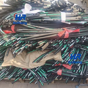 Factory 16mm 5/8 Four Layer Steel Wire Braiding Custom Cutting Hydraulic Moulding Rubber High Pressure Oil Hose