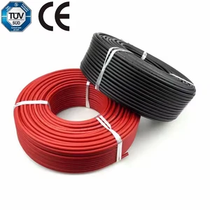 EN50618 Standard XLPO Insulation Tinned copper Stranded Overhead Solar Photovoltaic Cable