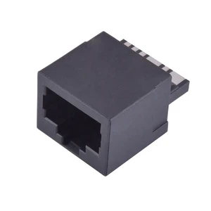 RJ45 Connector 8P8C Short Circuit Bonding Wire Type Female All Plastic RJ45 Jack