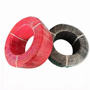 Red Black Solar Extension Cable PV Wire Sunlight & UV Resistant for Solar Panel RV Inverter Battery Off-Grid Systems