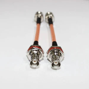 BNC-KY3 BNC J3 RG142 RF Coaxial RG142 Jumper Cable Assembly BNC Male To BNC Female RG142 Coaxial Cable