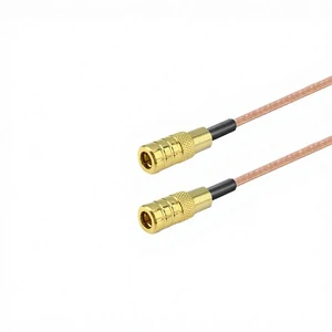 Wayiii RF Coaxial Cable Assembly RG316 50 Ohms Silver Coated Copper Conductor Spiral Shielded Abrasion Resistant Weather SMB