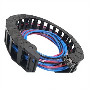 Flexible Tank Chain Cable Carrier with Torsion-Resistant Wires Reliable Wiring Solution for Automation Equipment