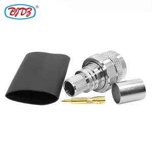 Factory N Type Male Plug Crimp Solderless Non-welding Non-solder for Cable RG213 LMR400 LMR-400 RG8 RG-8 EZ RF Coaxial Connector