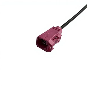 Fakra Coaxial Shielded Twisted Pair RG174 Wiring Harness for 59Z113 Series 180-Degree Public Casing Automotive Waterproof RoHS