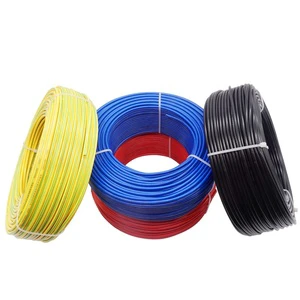 Hot 1.5mm 2.5mm 4mm 6mm 10mm 16mm 25mm Single Core Copper Pvc House Bv Bvr Wiring Electrical Cable and Wire Building Wire