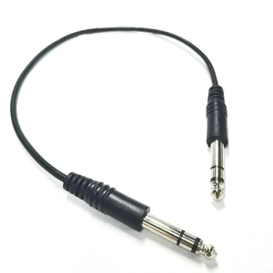 6.35mm MONO TS TRS Guitar Patch Cable with Right Angled Plug Ideal Electric Guitar and Bass Cable for Pedalboard Effects