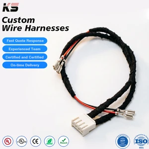 Automotive Wiring Harness Custom Auto Electrical Cable Assembly Engine Stereo Headlight Terminal Pin Connectors