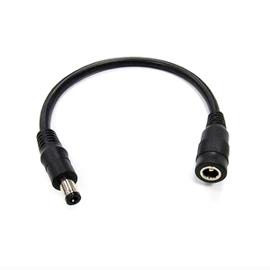 Custom 5V 12V 5.5*2.5 DC To DC Male Female Extension Power Cable 18AWG DC Port 5.5x2.1mm Jack Power Extension Cable