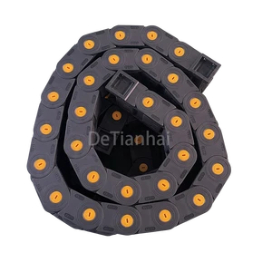 High-Speed Running CNC Machine Tools Nylon Fully Enclosed Load Bearing Flexible Reinforced Cable for