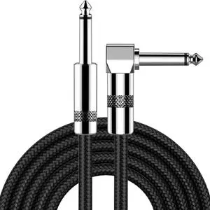 Guitar Cable 10ft 20ft Electric Instrument Cable Bass AMP Cord for Electric Guitar Bass Guitar Electric Mandolin Pro Audio Cable
