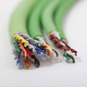 Drag Chain Cable for Robot AI Electronics TRVV PVC Copper Core 4*0.5mm High Flexible Shielded 300V/500V CE for for Crane