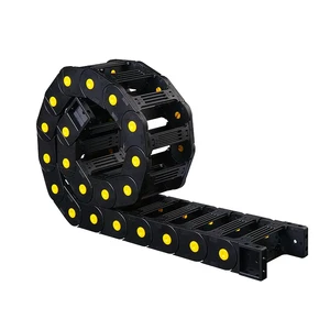 Hot Sale 30 Series Carrier Drag Chain Cable Wire Bridge Type Nylon Flexible Cable Drag Chain Closed Made of Plastic