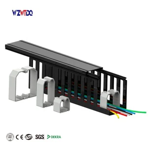 Customizable Low Smoke Halogen-free Wire Trough For, Electrical and Weak Current Engineering, PLC Communication, Flexible Wiring