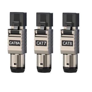 CAT8 RJ45 Connector Cat8 Toolless Male Connector CAT8 Tool Free Plug