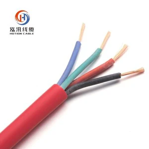 Hotion 4 Cores PET Fiberglass Tape Wrap Aluminum Foil Shielding 0.80mm ISO9001 Certified PH120 CAT 3 LSZH Jacket Fire