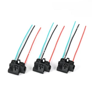 H4 Car Halogen/LED Bulb Socket High Quality Power Adapter Plug Connector Wiring Harness Replace Auto Light Plug Wire Accessories