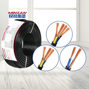 H05VV-F RVV 1mm 1.5mm 2.5mm 4mm 6mm 10mm 2x0.75MM 4x2.5MM 3x0.75MM 4x1.5MM2 Flexible Extension Board Wire Power Electrical Cable