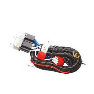 CHSKY Waterproof LED Headlights Automotive Wire Harness Ceramic Tin Widing Copper Car Headlight Wiring Harness